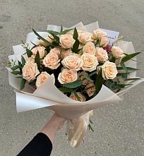 Букет Кремовые розы Латте в Мишеронский