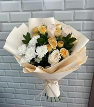Букет цветов из:  Розы и Хризантемы #REPLACE_PRED# Мишеронский