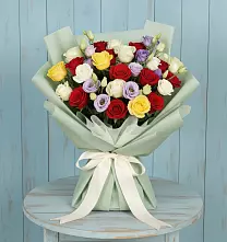 Букет цветов из:  Розы в Мишеронский