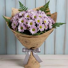 Букет цветов из:  Хризантемы #REPLACE_PRED# Мишеронский