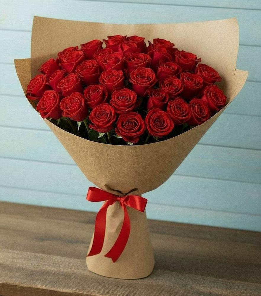 Букет Красные розы Милано в Мишеронский