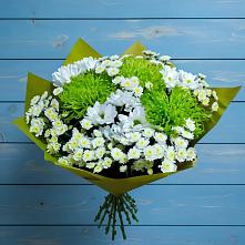 Букет цветов из:  Хризантемы #REPLACE_PRED# Мишеронский