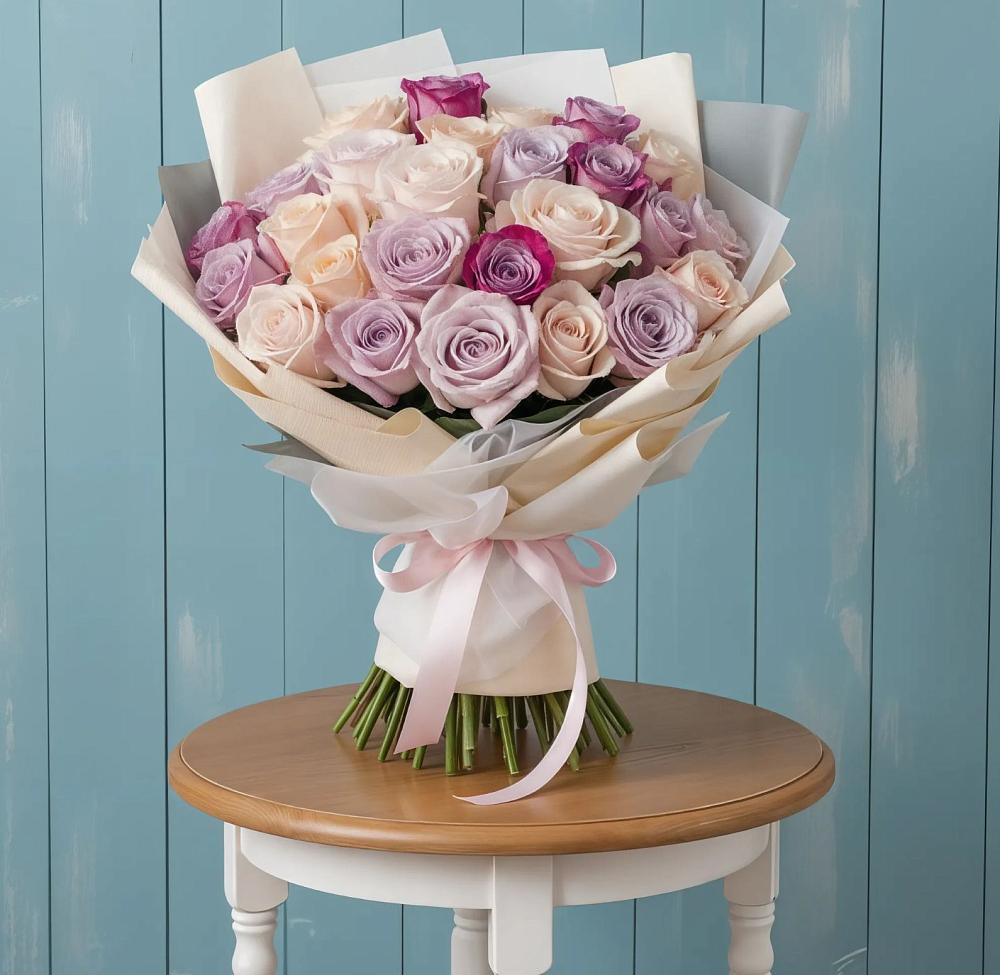 Букет цветов из: Розы в Мишеронский