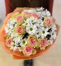 Букет цветов из:  Розы и Хризантемы #REPLACE_PRED# Мишеронский