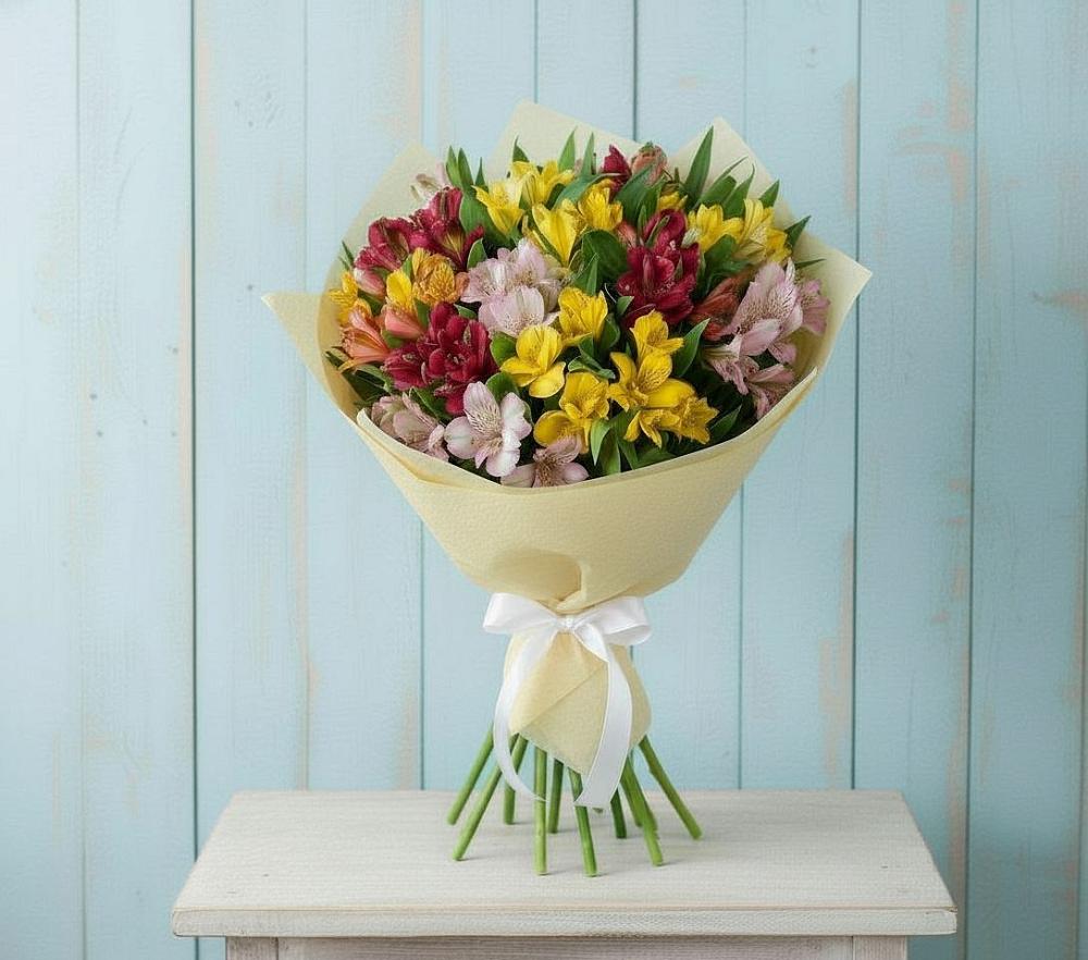 Букет цветов из: Альстромерии в Мишеронский