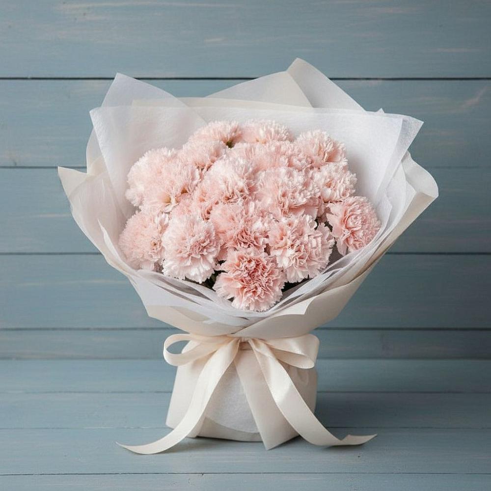 Букет цветов из: Гвоздики в Мишеронский