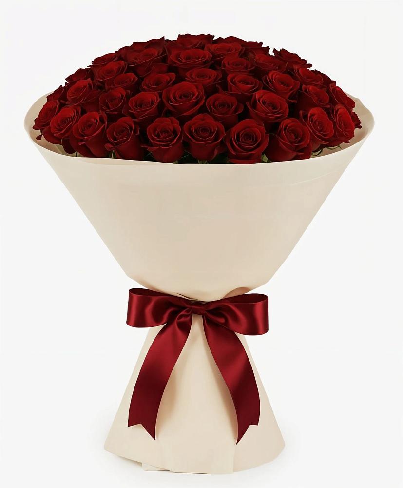 Букет 101 Бордовая роза Блэк Бакарра в Мишеронский