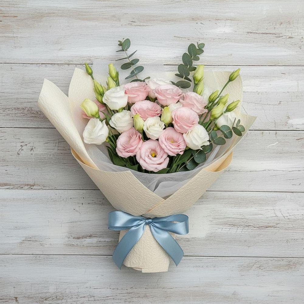 Букет цветов из: Лизиантусы в Мишеронский